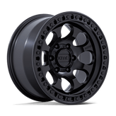 KMC Wheels - KM550 RIOT SBL - Black - Satin Black - 18" x 9", 18 Offset, 6x139.7 (Bolt pattern), 106.1mm HUB - KM550MX18906818