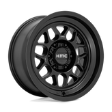 KMC Wheels - KM725 TERRA - Black - Satin Black - 17" x 8.5", 0 Offset, 6x120 (Bolt pattern), 66.9mm HUB - KM725MX17857700