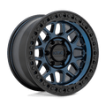 KMC Wheels - KM549 GRS - Midnight Blue with Gloss Black Lip - 17" x 9", 18 Offset, 8x165.1 (Bolt pattern), 125.1mm HUB - KM54979080918