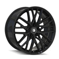 Touren - TR91 - Black - Gloss Black - 19" x 8.5", 40 Offset, 5x112 (Bolt pattern), 66.6mm HUB