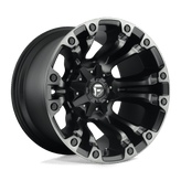 Fuel - D851 VAPOR - Black - Matte Black Gray Tint - 20" x 10", -18 Offset, 8x170 (Bolt pattern), 125.1mm HUB