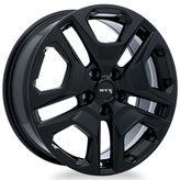 RTX Wheels - Osaka - Black - Satin Black - 19" x 7.5", 35 Offset, 5x114.3 (Bolt pattern), 60.1mm HUB