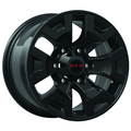 RTX Wheels - TY-01 - Black - Satin Black - 16" x 7", 20 Offset, 6x139.7 (Bolt pattern), 106.1mm HUB