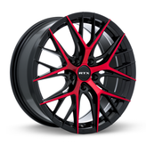 RTX Wheels - Valkyrie - Gloss Black Machined Red - 18" x 8", 40 Offset, 5x114.3 (Bolt pattern), 73.1mm HUB