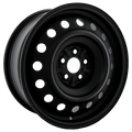 Envy Wheels - NX4 STEEL WHEEL - Black - FLAT BLACK - 16" x 6.5", 45 Offset, 5x100 (Bolt Pattern), 54.1mm HUB