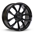 RTX Wheels - Spider - Black - Gloss Black - 20" x 8.5", 35 Offset, 5x114.3 (Bolt Pattern), 64.1mm HUB