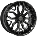 Ruffino Wheels - VF1 - Black - Gloss Black - 19" x 8.5", 35 Offset, 5x114.3 (Bolt Pattern), 73.1mm HUB