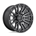 Fuel - D680 REBEL - Gunmetal - MATTE GUN METAL BLACK BEAD RING - 20" x 10", -18 Offset, 8x170 (Bolt Pattern), 125.1mm HUB