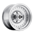 American Racing - AR61 OUTLAW I - Silver - MACHINED - 15" x 8", -19 Offset, 5x139.7 (Bolt Pattern), 108mm HUB