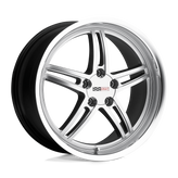 Cray Wheels - SCORPION - Silver - Hyper Silver with Mirror Cut Lip - 20" x 10.5", 65 Offset, 5x120.65 (Bolt Pattern), 70.3mm HUB