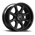 Motiv Off Road - Glock - Black - Gloss Black with Lip Logo - 18" x 9", 18 Offset, 5x139.7, 150 (Bolt Pattern), 110.2mm HUB