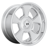 US Mag - U126 BOULEVARD - Chrome - CHROME PLATED - 20" x 9.5", 1 Offset, 5x127, 139.7 (Bolt Pattern), 87.1mm HUB