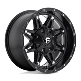 Fuel - D531 HOSTAGE - Black - MATTE BLACK - 17" x 9", -12 Offset, 6x135, 139.7 (Bolt Pattern), 106.1mm HUB