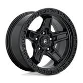 Fuel - D697 KICKER - Black - MATTE BLACK - 17" x 9", -12 Offset, 5x127 (Bolt Pattern), 71.5mm HUB