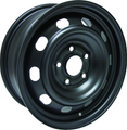 RTX Wheels - Steel Wheel - Black - Black - 15" x 6", 40 Offset, 5x114.3 (Bolt Pattern), 66.1mm HUB