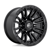 Fuel - D679 REBEL - Black - MATTE BLACK - 20" x 10", -18 Offset, 8x165.1 (Bolt Pattern), 125.1mm HUB