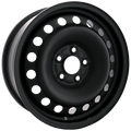 Envy Wheels - NX4 STEEL WHEEL - Black - FLAT BLACK - 16" x 6", 42 Offset, 5x108 (Bolt Pattern), 63.4mm HUB