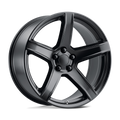 OE Creations - PR209 - Black - SATIN BLACK - 20" x 10.5", 22 Offset, 5x115 (Bolt Pattern), 71.5mm HUB