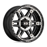 XD Series - XD840 SPY II - Black - Gloss Black Machined - 20" x 10", -18 Offset, 8x165.1 (Bolt Pattern), 125.1mm HUB