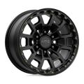 KMC Wheels - KM718 SUMMIT - Black - SATIN BLACK - 17" x 8.5", 18 Offset, 6x135 (Bolt Pattern), 87.1mm HUB