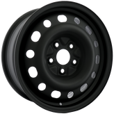 Envy Wheels - NX6 STEEL WHEEL - Black - FLAT BLACK - 16" x 6.5", 42 Offset, 5x114.3 (Bolt Pattern), 64.1mm HUB