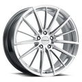 Vision Wheel Street Designs - 473 AXIS - Silver - Hyper Silver Machined Face - 17" x 8", 38 Offset, 5x112 (Bolt Pattern), 73.1mm HUB