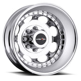 Vision Wheel HD - 181 HEAVY HAULER - Black - Matte Black - 19.5" x 6.75", -143 Offset, 8x165.1 (Bolt Pattern), 116.7mm HUB