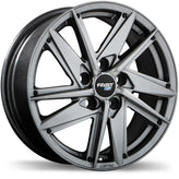Fast Wheels - EV01 - Grey - Titanium - 18" x 8.5", 40 Offset, 5x114.3 (Bolt Pattern), 64.1mm HUB