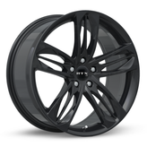 RTX Wheels - Minato - Black - Satin Black - 20" x 9", 40 Offset, 5x114.3 (Bolt Pattern), 64.1mm HUB