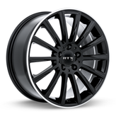 RTX Wheels - Kehl - Black - Satin Black - 20" x 8.5", 35 Offset, 5x112 (Bolt Pattern), 66.6mm HUB