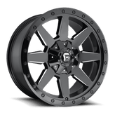 Fuel - D597 WILDCAT - Black - Gloss Black Milled - 20" x 9", 1 Offset, 8x165.1 (Bolt Pattern), 125.1mm HUB