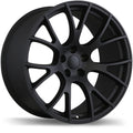 Replika - R179A - Black - Matte Black - 20" x 9.5", 18 Offset, 5x115 (Bolt Pattern), 71.5mm HUB