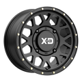 XD Powersports - XS135 GRENADE - Black - Satin Black - 15" x 6", 38 Offset, 4x110 (Bolt Pattern), 86mm HUB