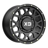 XD Powersports - XS135 GRENADE - Black - Satin Black - 15" x 6", 38 Offset, 4x110 (Bolt Pattern), 86mm HUB