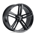 Ohm Wheels - LIGHTNING - Black - GLOSS BLACK - 20" x 10", 40 Offset, 5x114.3 (Bolt Pattern), 71.5mm HUB