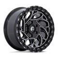 Fuel - D840 RUNNER OR - Black - GLOSS BLACK MILLED - 17" x 9", 1 Offset, 6x139.7 (Bolt Pattern), 106.1mm HUB