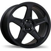 Replika - R227 - Black - Satin Black - 20" x 9", 20 Offset, 5x115 (Bolt Pattern), 71.5mm HUB