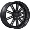 Ruffino Wheels - Nero - Black - Gloss Black - 17" x 7.5", 45 Offset, 5x114.3 (Bolt Pattern), 67.1mm HUB