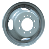 Envy Wheels - Dually Steel Wheel - Grey - GREY - 16" x 6", 127 Offset, 8x165.1 (Bolt Pattern), 124.3mm HUB