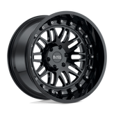 Black Rhino - FURY - Black - Gloss Black - 20" x 11.5", -44 Offset, 5x127 (Bolt Pattern), 71.5mm HUB