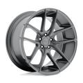 Niche - M129 TARGA - Gunmetal - MATTE GUN METAL - 19" x 8.5", 35 Offset, 5x114.3 (Bolt Pattern), 72.6mm HUB