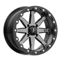 MSA Offroad Wheels - M21 LOK BEADLOCK - Gunmetal - CHARCOAL TINT - 16" x 7", 0 Offset, 4x156 (Bolt Pattern), 132mm HUB