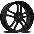 Euro Design - Monaco - Black - Gloss Black - 20" x 8.5", 40 Offset, 5x108 (Bolt Pattern), 63.4mm HUB