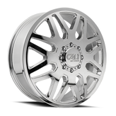 Cali Off-Road - INVADER DUALLY - Chrome - CHROME - 24" x 8.25", 115 Offset, 8x165.1 (Bolt Pattern), 121.3mm HUB