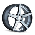 Touren - TR20 - Black - MATTE BLACK/MACHINED FACE/MACHINED UNDERCUT - 19" x 8.5", 30 Offset, 5x120 (Bolt Pattern), 74.1mm HUB