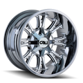 Cali Off-Road - AMERICANA - Chrome - CHROME - 20" x 9", 0 Offset, 8x165.1, 170 (Bolt Pattern), 130.8mm HUB