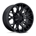 Fuel - D772 TWITCH - Black - BLACKOUT - 22" x 10", -18 Offset, 8x180 (Bolt Pattern), 124.2mm HUB