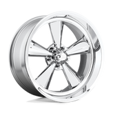 US Mag - U104 STANDARD - Polished - CHROME PLATED - 15" x 7", -6 Offset, 5x120.65 (Bolt Pattern), 72.6mm HUB