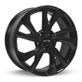 RTX Wheels - Nikko - Black - Gloss Black - 19" x 7.5", 45 Offset, 5x114.3 (Bolt Pattern), 64.1mm HUB