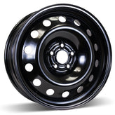 RSSW - Steel - Black - Black - 17" x 6.5", 40 Offset, 5x105 (Bolt Pattern), 56.6mm HUB